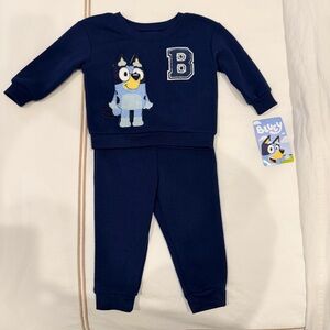 Bluey Kids' Navy Sweatshirt and Pants Set